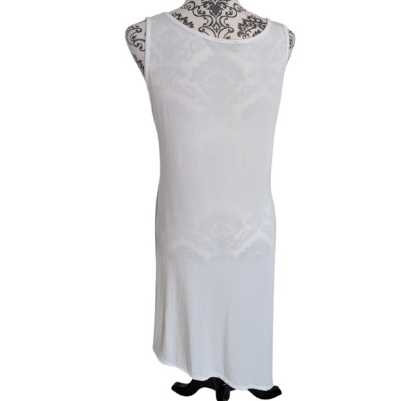 Miik Mariska Asymmetrical Tunic Dress White Micromodal Scandi-girl Women Medium - Picture 5 of 14